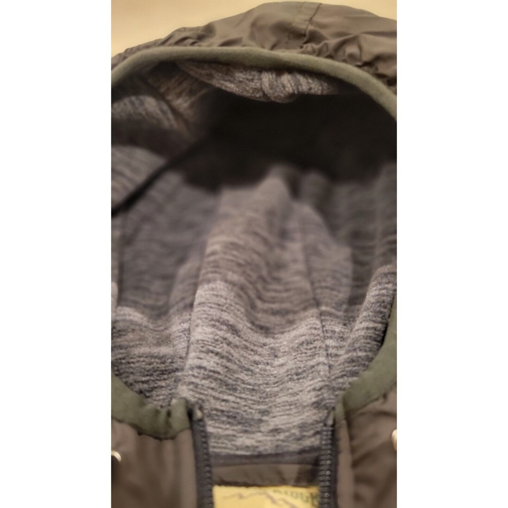 Rustic Ridge FLEECE Hooded Zip Up Jacket In Heather Grey-Women's Medium - Picture 9 of 11